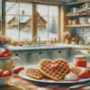 Christmas Morning Breakfast Art Diamond Painting