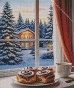 Christmas Morning Coffee Diamond Painting