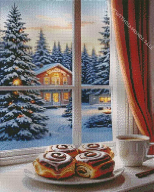 Christmas Morning Coffee Diamond Painting