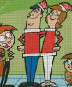 Chrsitmas The Fairly Oddparents Diamond Painting