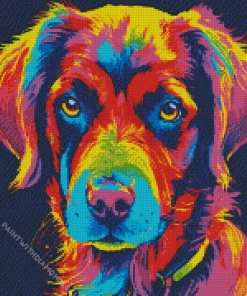 Colorful Boykin Spaniel Diamond Painting