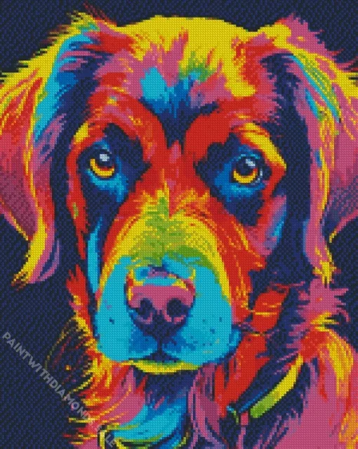 Colorful Boykin Spaniel Diamond Painting