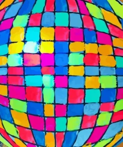 Colorful Disco Ball Diamond Painting