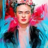 Colorful Frida Kahlo Diamond Painting