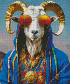 Cool Bighorn Sheep Diamond Painting