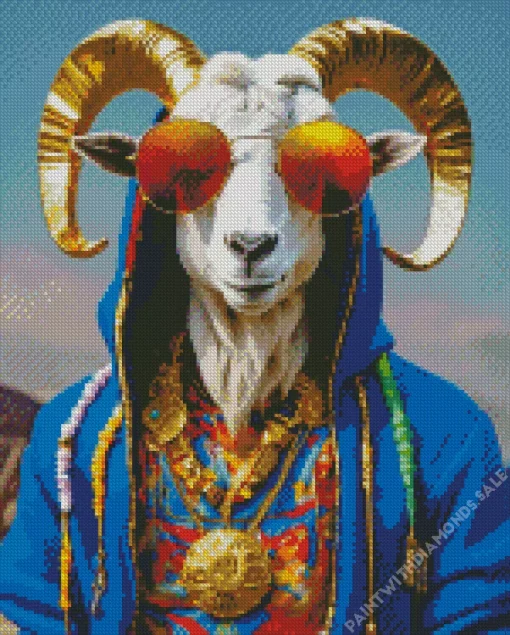 Cool Bighorn Sheep Diamond Painting