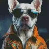 Cool Pit Bull Diamond Painting