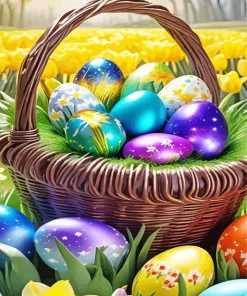 Cool Easter Eggs Diamond Painting