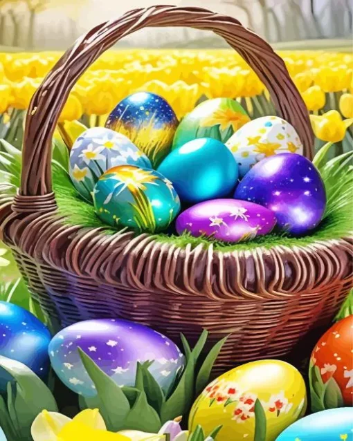 Cool Easter Eggs Diamond Painting