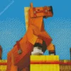 Horse Minecraft Diamond Painting