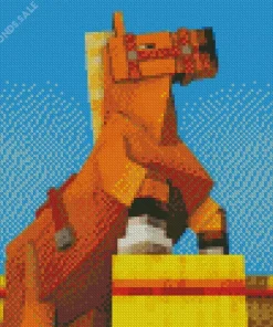 Horse Minecraft Diamond Painting