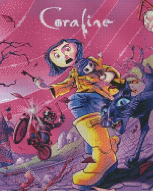 Aesthetic Coraline Art Diamond Paintings