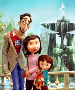 Coraline And Her Family Diamond Paintings