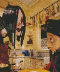 coraline and the other mother Diamond With Numbers