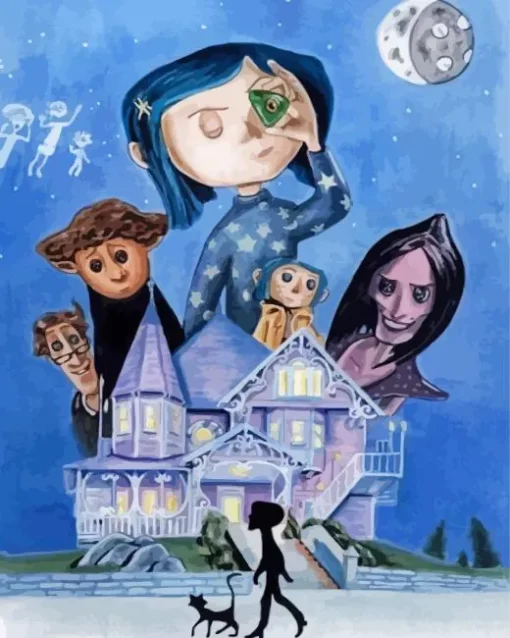 coraline movie poster Diamond Paints