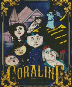 Coraline Poster Diamond Paintings