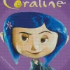 coraline poster Diamond With Numbers