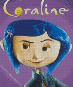 coraline poster Diamond With Numbers