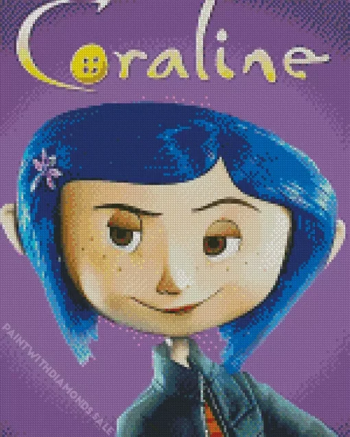 coraline poster Diamond With Numbers