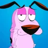 Courage Cowardly Dog Cartoon Diamond Painting