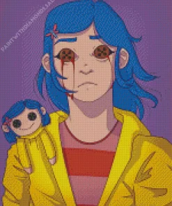 Creepy Coraline Doll Diamond Paintings