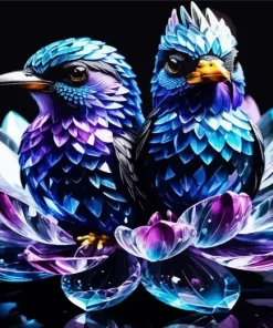 Crystal Birds Diamond Painting