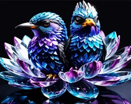 Crystal Birds Diamond Painting