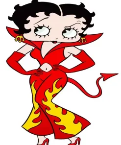 Cute Betty Boop Diamond Painting