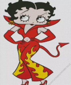 Cute Betty Boop Diamond Painting