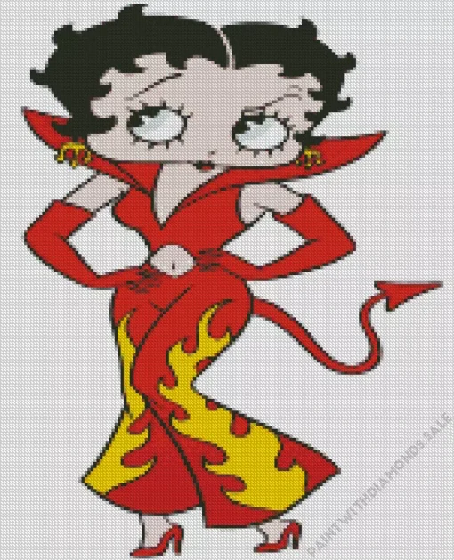 Cute Betty Boop Diamond Painting