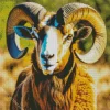 Cute Bighorn Sheep Diamond Painting