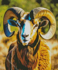 Cute Bighorn Sheep Diamond Painting