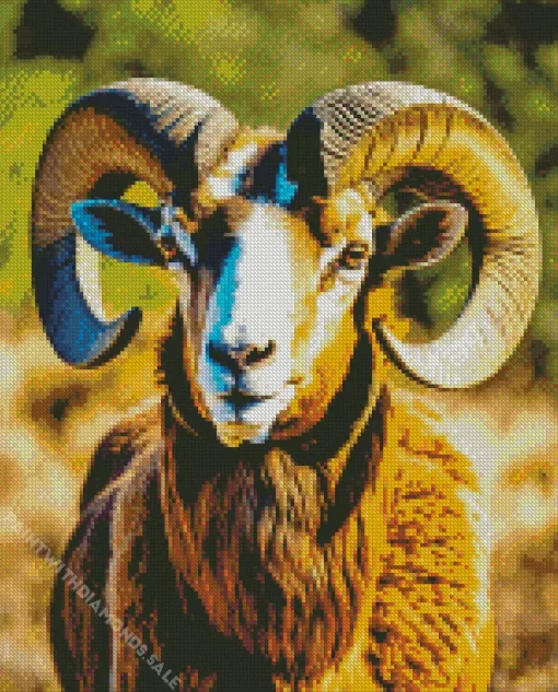 Cute Bighorn Sheep Diamond Painting