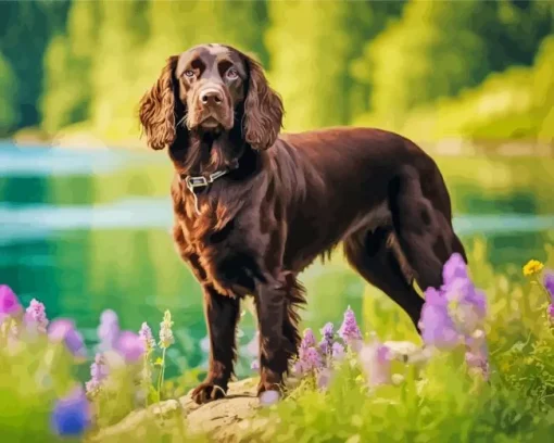 Cute Boykin Spaniel Diamond Painting