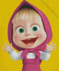 Cute Masha Diamond Painting