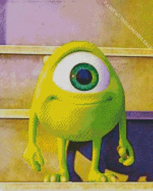 Cute Mike Wazowski Diamond Painting