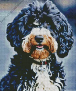 Cute Sheepadoodle Diamond Painting