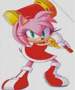 Cute Amy Rose Diamond Painting