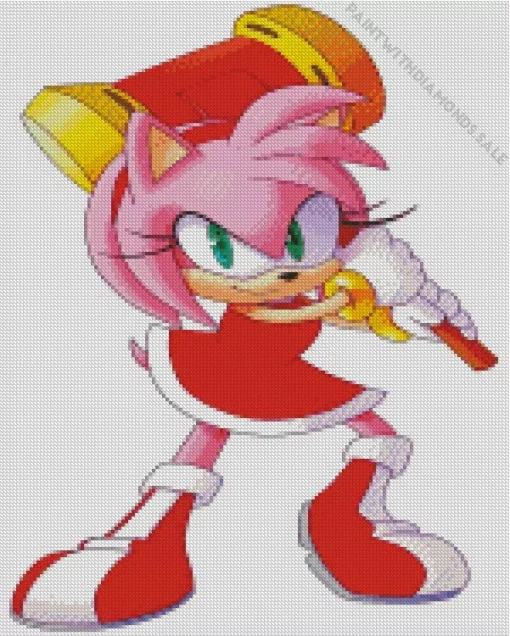 Cute Amy Rose Diamond Painting