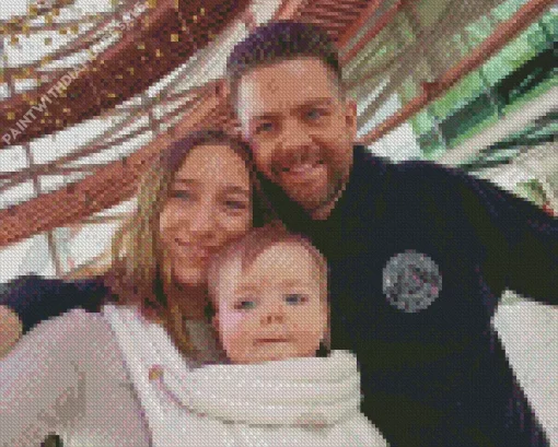 Jack Osbourne and his family Diamond Painting