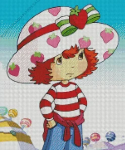 Strawberry Shortcake Character Diamond Painting