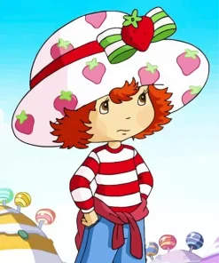 Strawberry Shortcake Character Diamond Painting