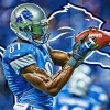 Detroit Lions American Football Player Diamond Painting