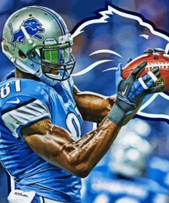 Detroit Lions American Football Player Diamond Painting