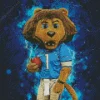 Detroit Lions Mascot Diamond Painting