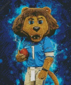 Detroit Lions Mascot Diamond Painting