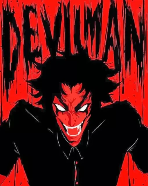 Devilman Crybaby Anime Series Art Diamond Painting