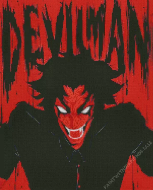 Devilman Crybaby Anime Series Art Diamond Painting