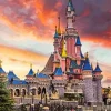 Disney Castle Sunset Diamond Painting