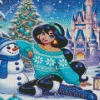 Disney Christmas Jasmine Diamond Painting